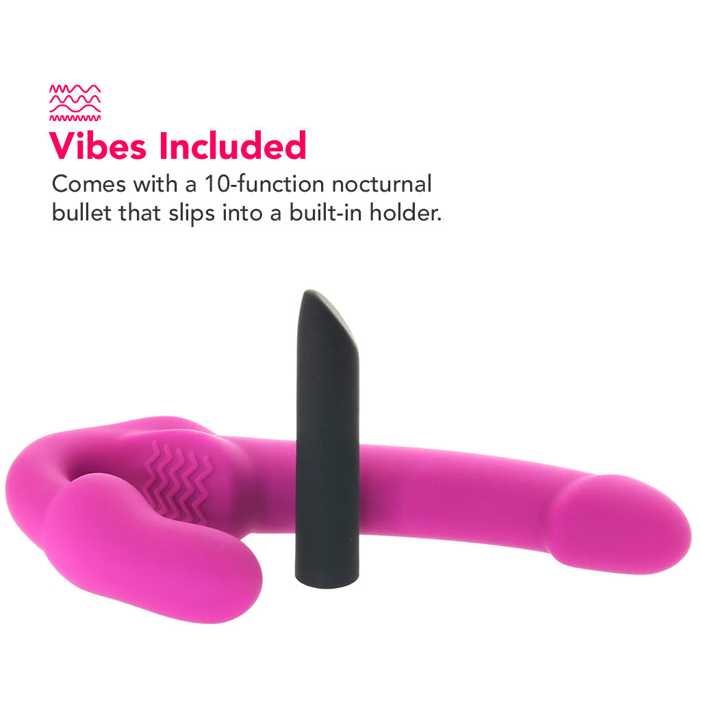 Temptasia Estella Vibrating Strapless Dildo Dildo Sex Toys > Strap-On and Harnesses