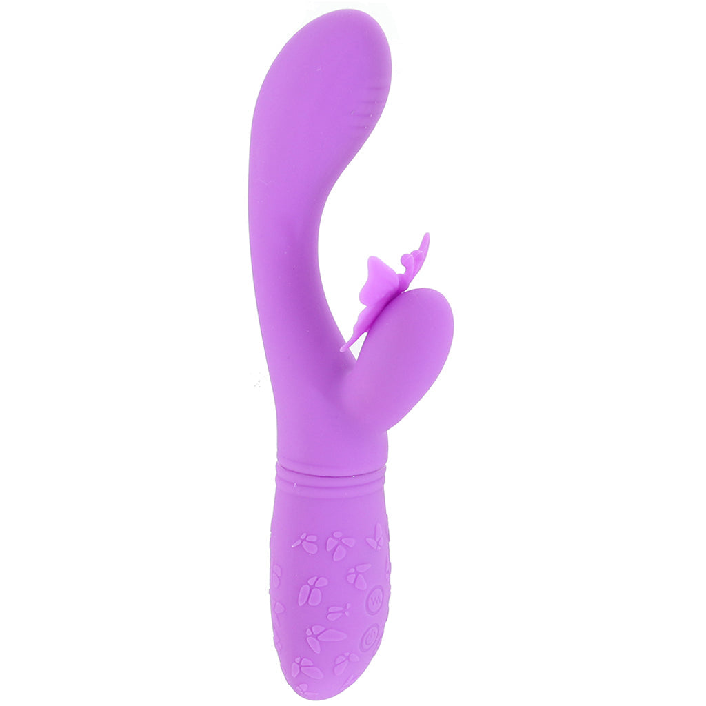 Butterfly Kiss Rechargeable Flutter Vibe in Purple Vibrators > Rabbit Vibrators