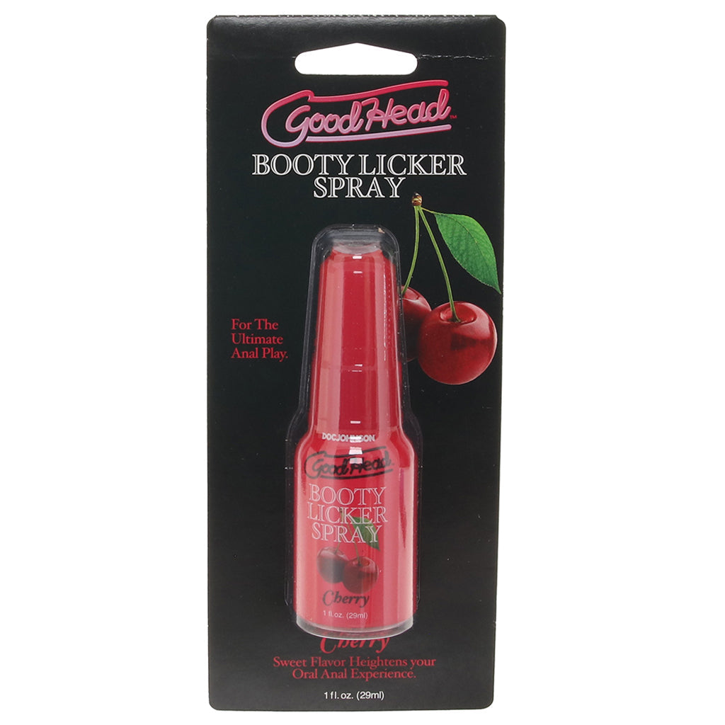 GoodHead Booty Licker Spray 1fl.oz/29ml in Cherry Lubes and Lotions > Flavored Sex Lubes