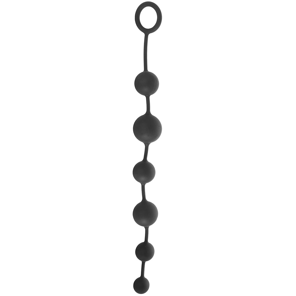 Anal Adventures Platinum Large Silicone Anal Beads Anal Sex Toys > Anal Beads