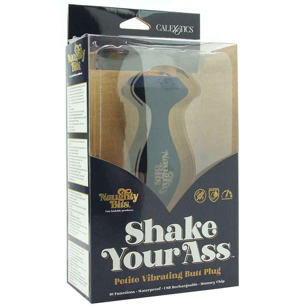 Naughty Bits Shake Your Ass Petite Vibrating Butt Plug Anal Sex Toys > Butt Plugs