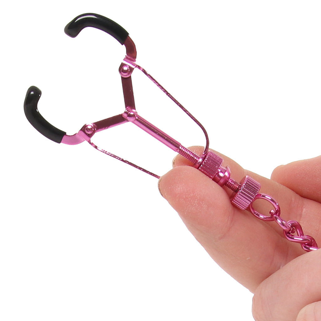 Ouch! Helix Nipple Clamps in Pink Bondage and Fetish > Nipple Stimulators & Clamps