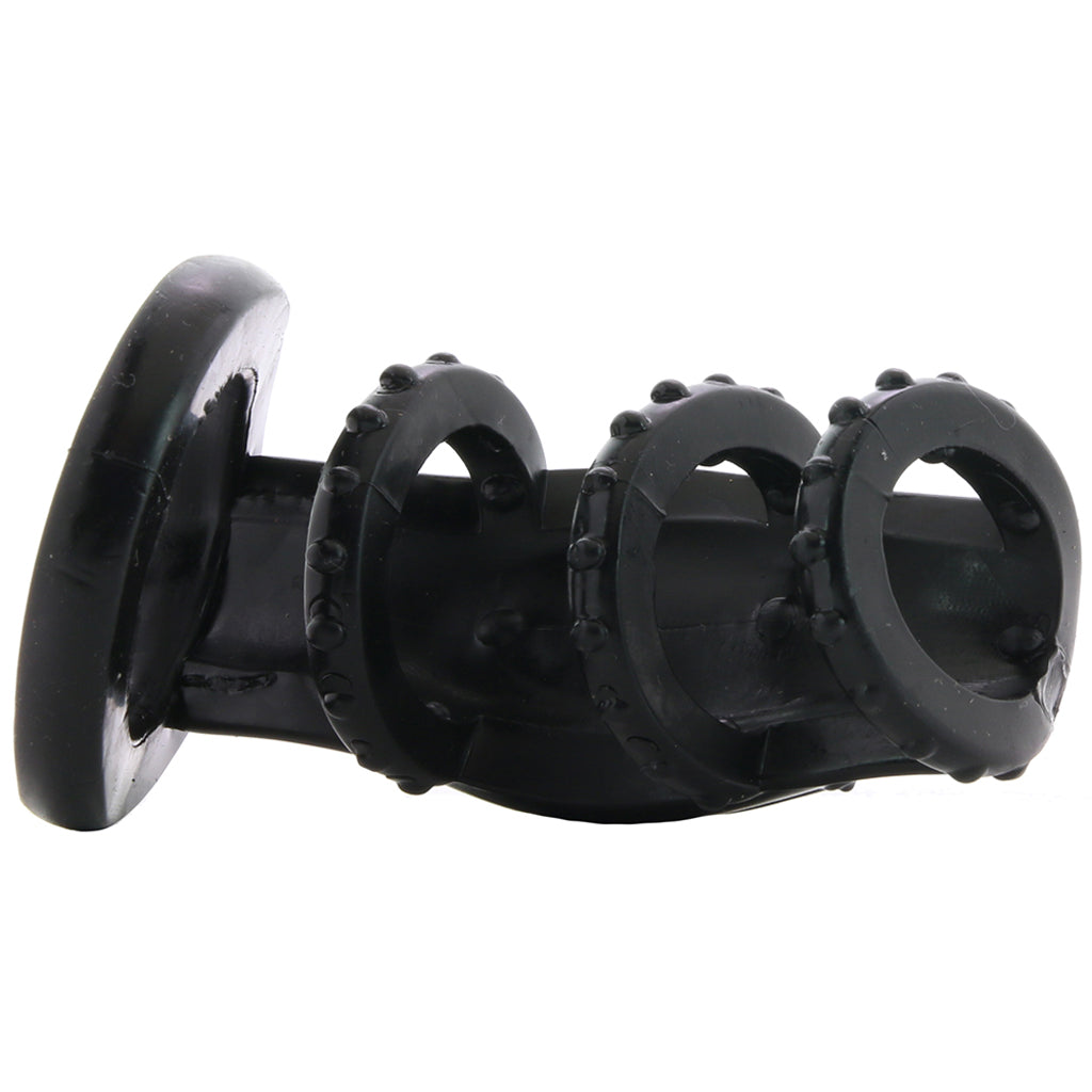 Dr. Love's Zinger Vibrating Cock Cage in Black Cock Rings