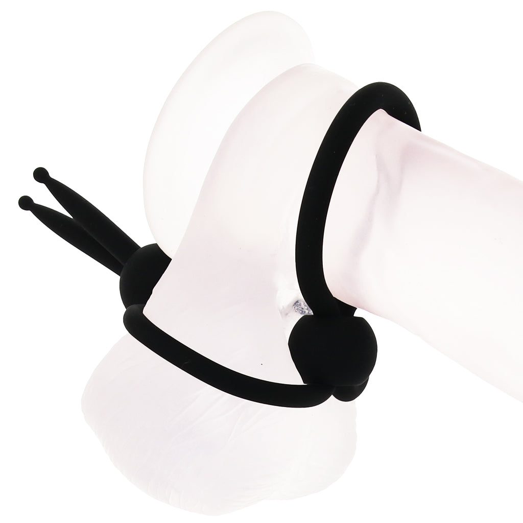 Alpha Dual Stamina Lasso in Black Cock Rings