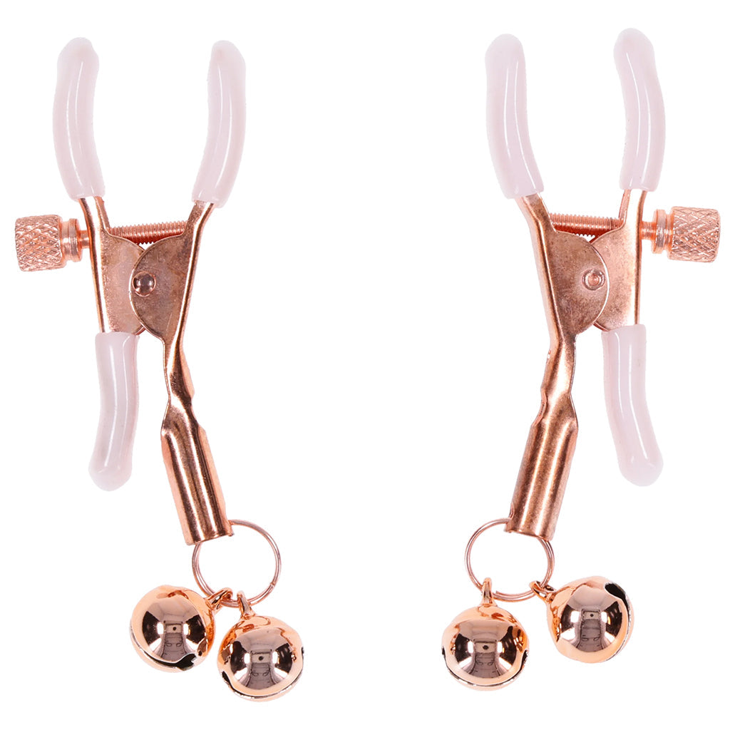 S&M Peaches 'n CreaMe Bell Nipple Clamps Bondage and Fetish > Nipple Stimulators & Clamps