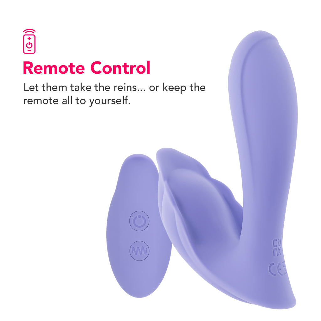 Playboy Lilac Fantasy Wearable Vibe Vibrators > Wearable & Panty Vibrators