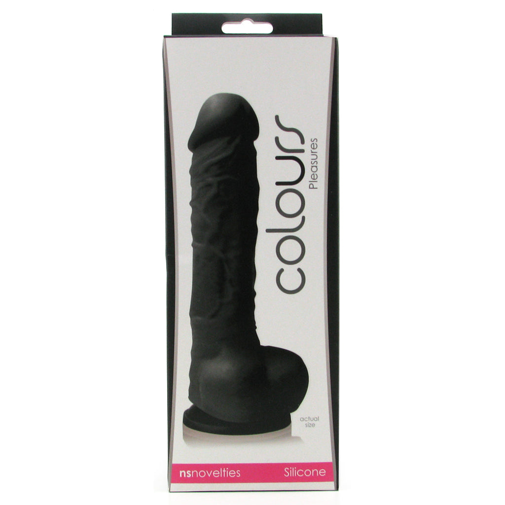 Small Silicone Colours Dildo in Black Dildo Sex Toys > Realistic Dildos
