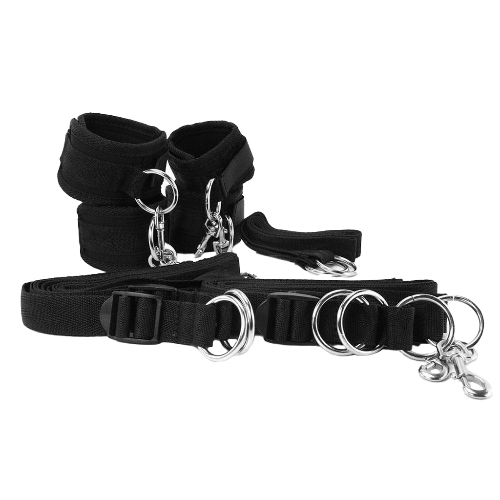 7 Piece Bed Spreader Restraint System Bondage and Fetish > Restraints