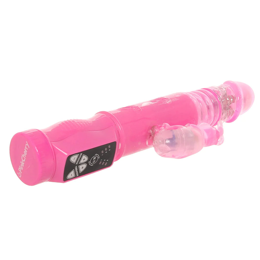 PinkCherry Thrusting Bunny Vibe Vibrators > Rabbit Vibrators