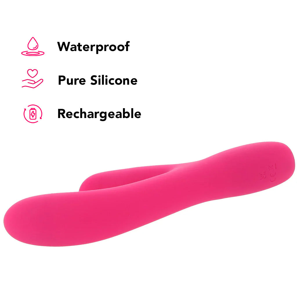PinkCherry G-Spot Slim Rabbit Vibe in Pink Vibrators > Rabbit Vibrators