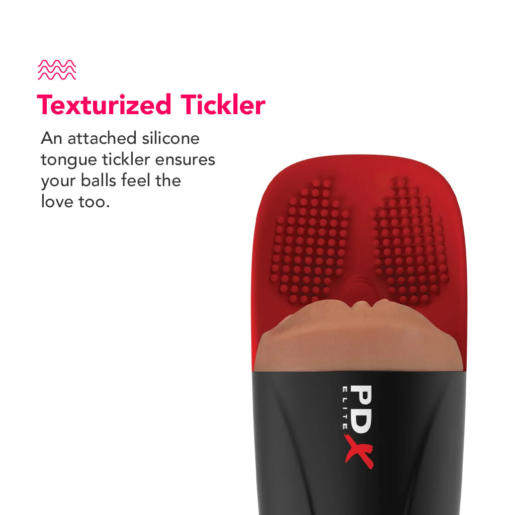 PDX Elite Fap-O-Matic Pro XL Suction Stroker in Brown Male Masturbators > Auto Strokers