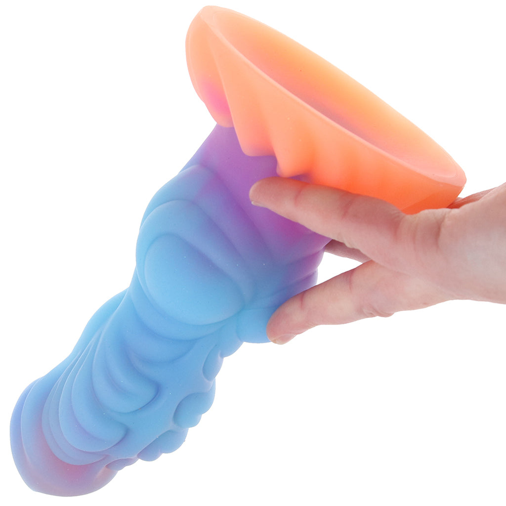 Creature Cocks Alien Invader Glow-in-the-Dark Dildo Dildo Sex Toys > G-Spot Dildos