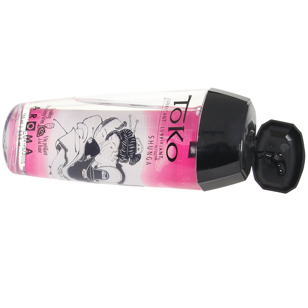 Toko Aroma Flavored Lube 5.5oz/163ml in Strawberry Wine Lubes and Lotions > Flavored Sex Lubes