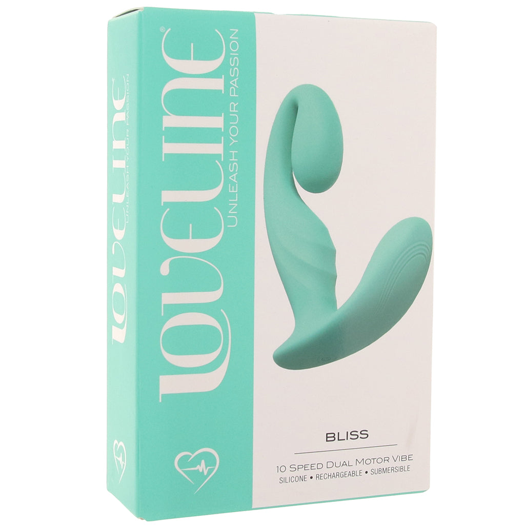 Loveline Bliss Dual Motor Vibe in Green Vibrators > G-Spot Vibrators