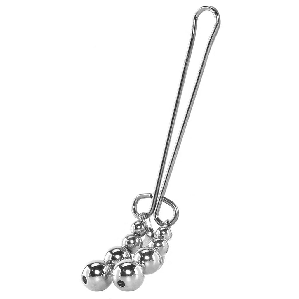 Just Sensation Beaded Clitoral Clamp Bondage and Fetish > Nipple Stimulators & Clamps