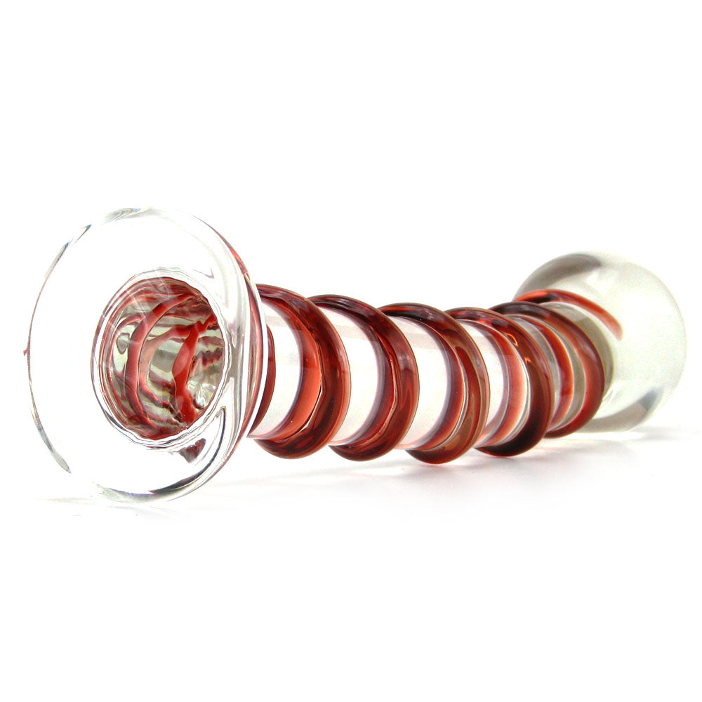 gläs Mr. Swirly Glass Dildo Dildo Sex Toys > G-Spot Dildos