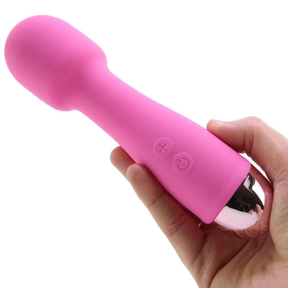 Mini Miracle Rechargeable Silicone Wand Massager Vibrators > Wands