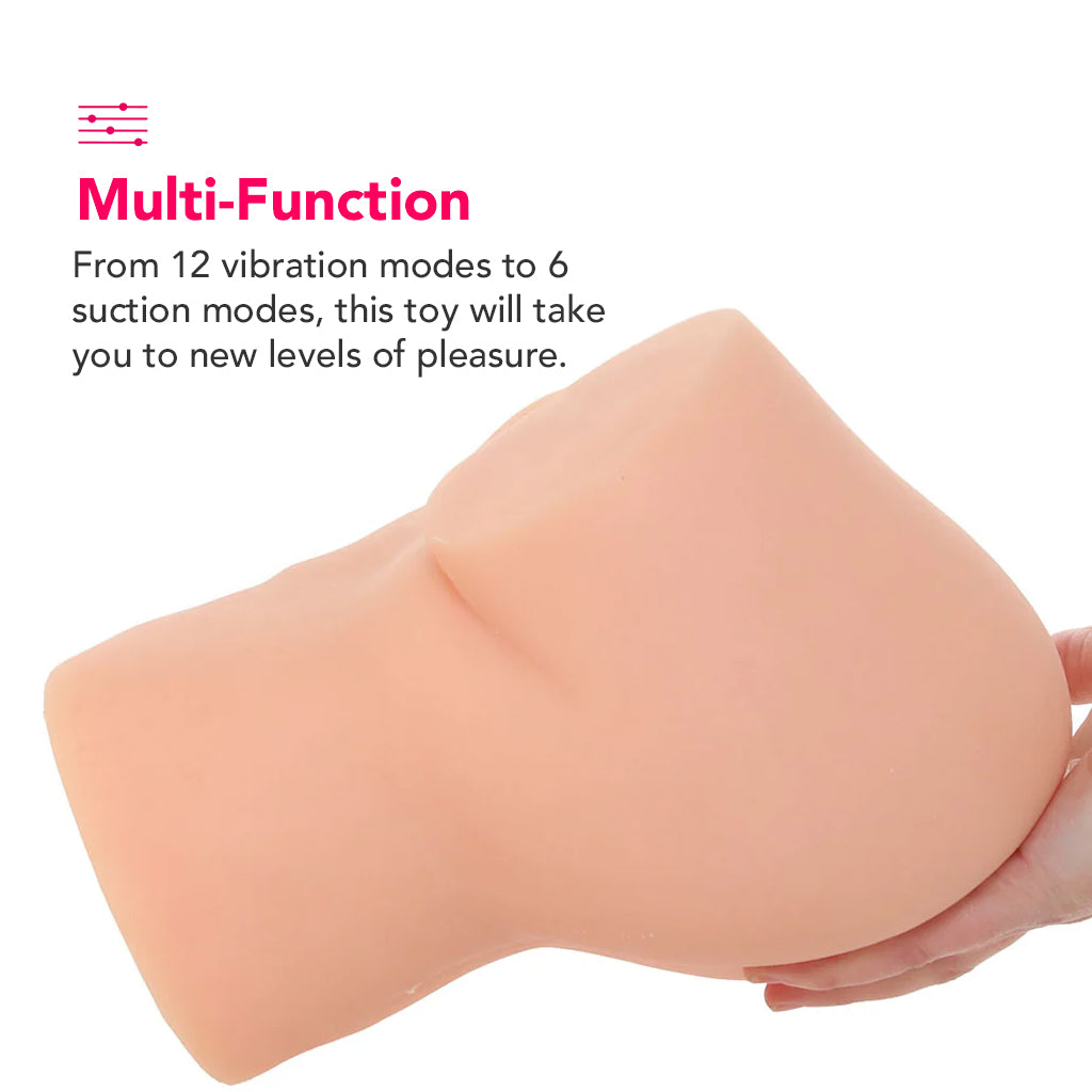 PDX Elite Back That Ass Up Suction Masturbator in Light Male Masturbators > Realistic Butts