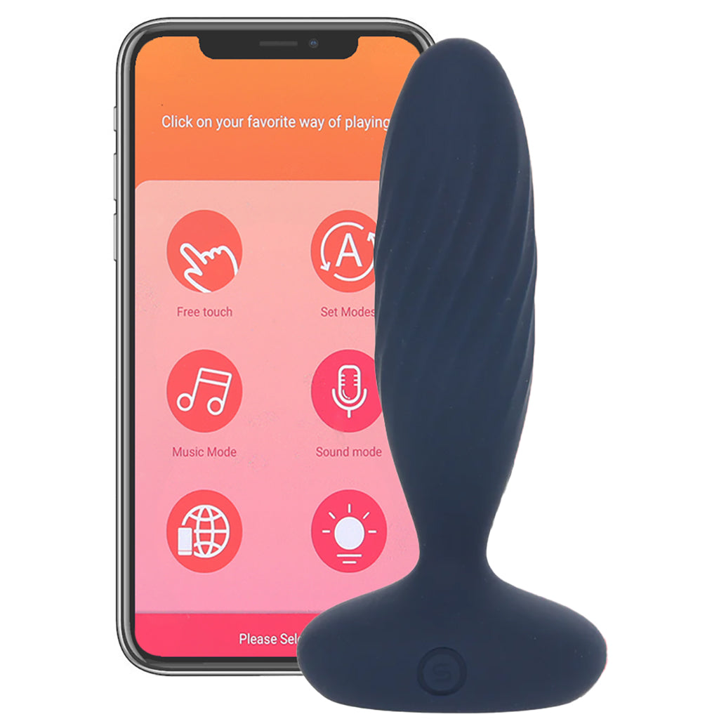Jordan App-Controlled Thrusting Anal Vibe Anal Sex Toys > Butt Plugs