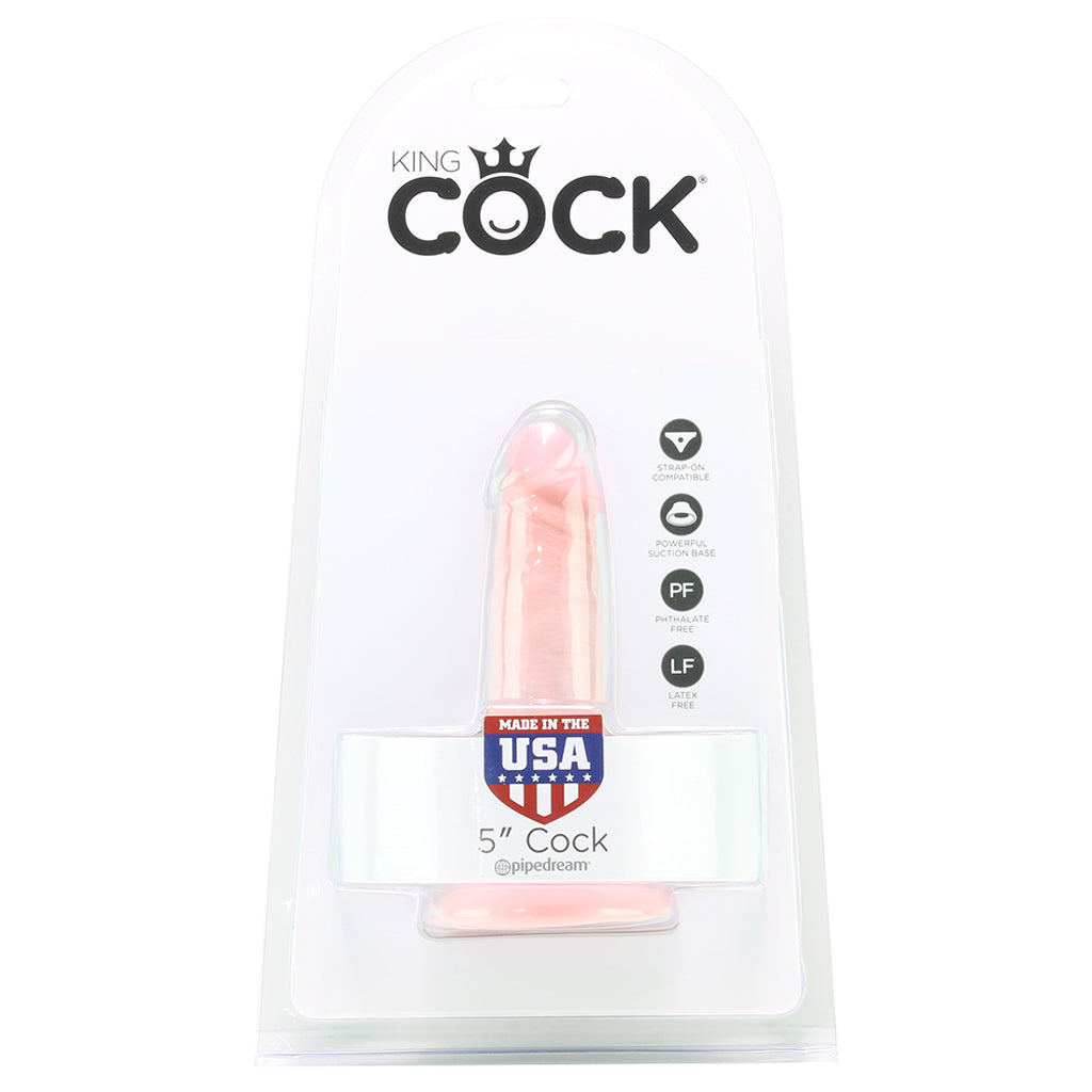 King Cock 5 Inch Dildo in Flesh Dildo Sex Toys > Realistic Dildos
