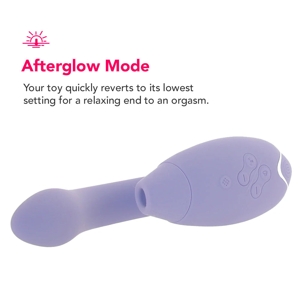 Womanizer Duo 2 Clitoral & G-Spot Stimulator in Lilac Vibrators > Clitoral Suction & Stimulation