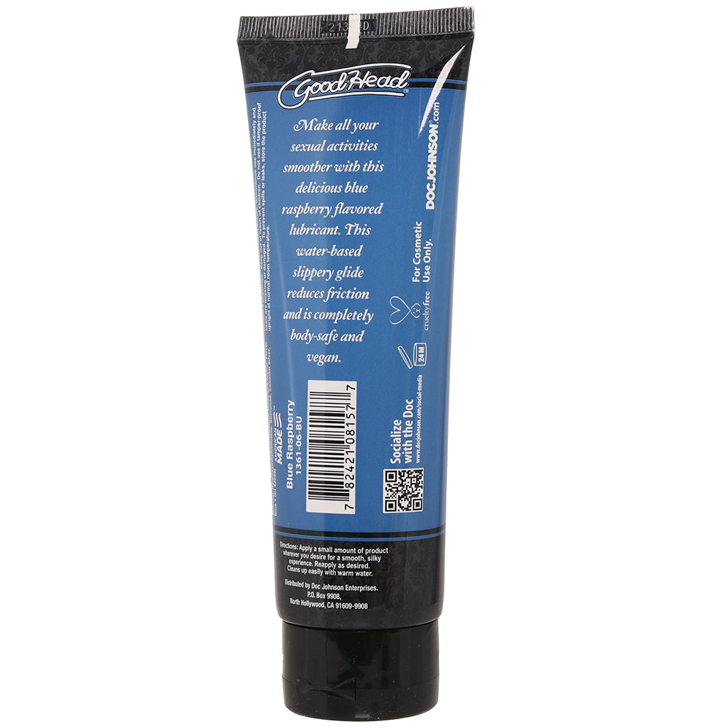 GoodHead Slick Head Glide 4oz/113g in Blue Raspberry Lubes and Lotions > Flavored Sex Lubes
