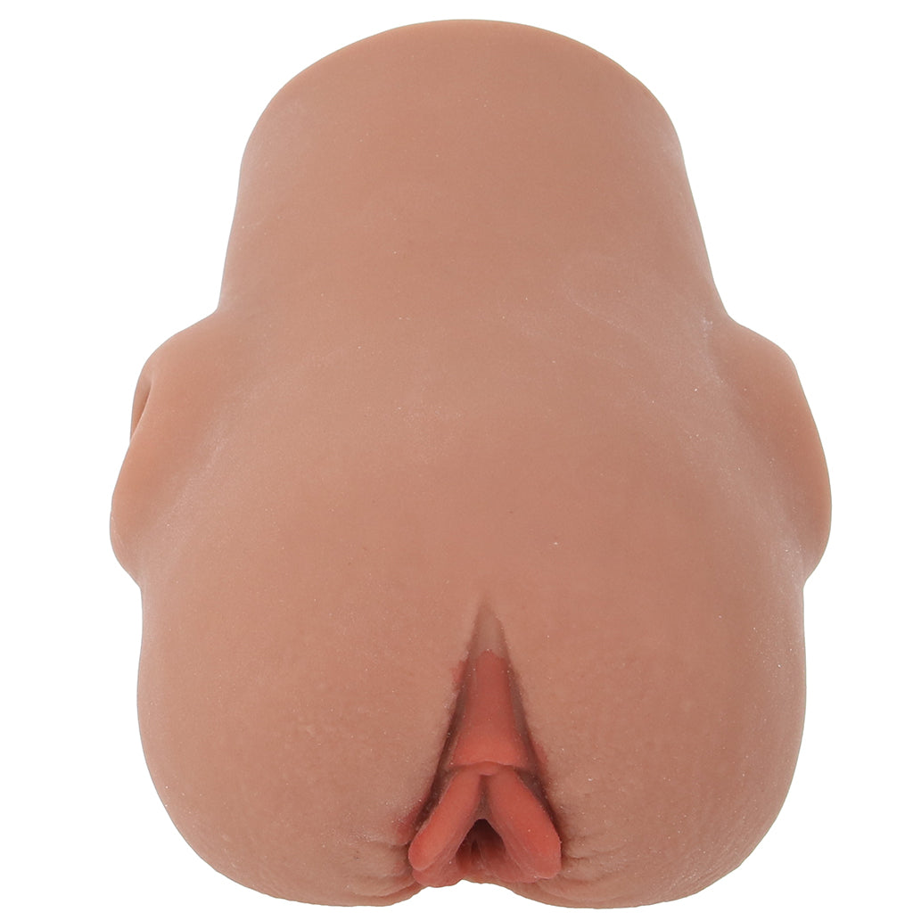 PDX Pussy Pounder Squeeze Stroker in Brown Male Masturbators > Pocket Strokers