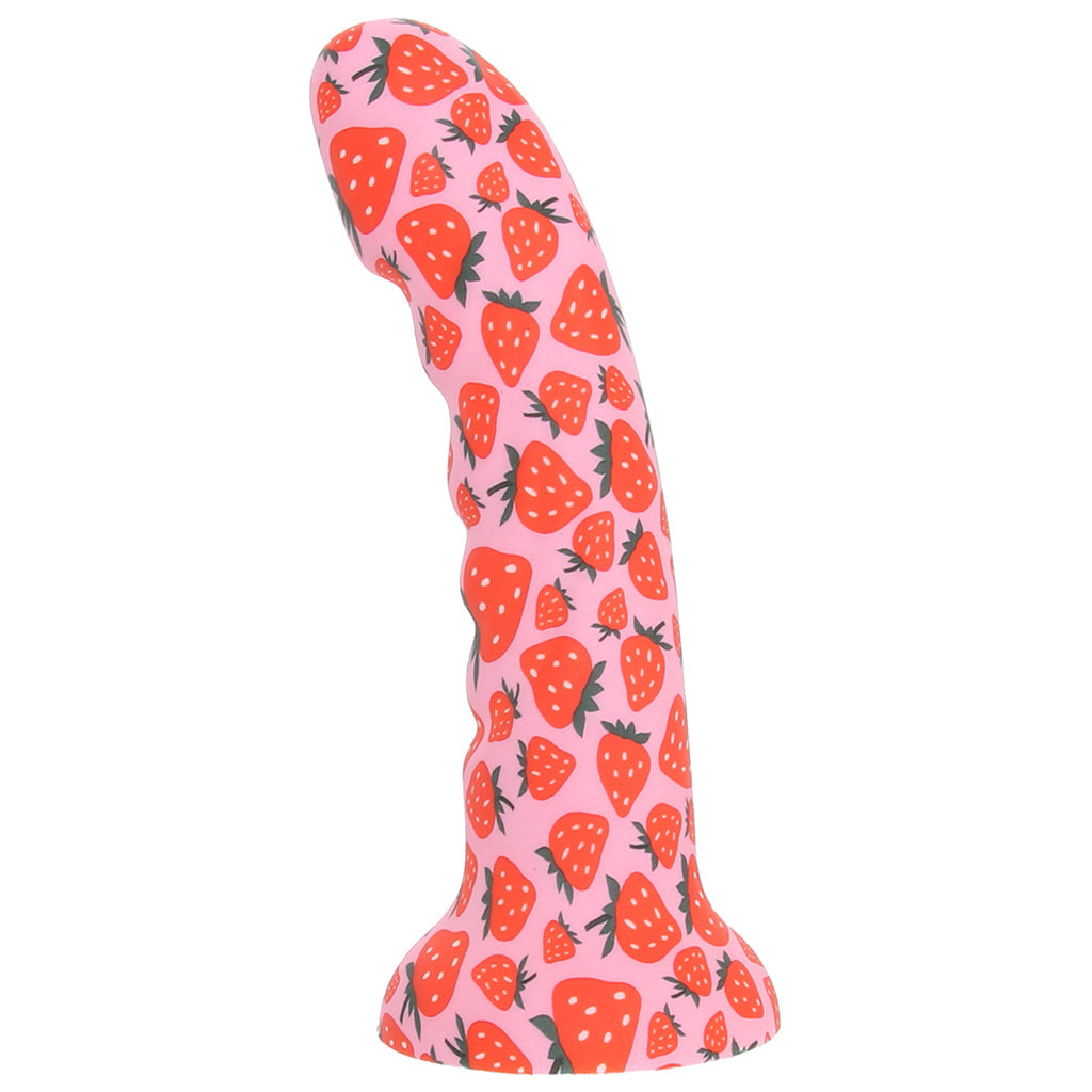 Juci 7 Inch Strawberry Dildo Dildo Sex Toys > G-Spot Dildos
