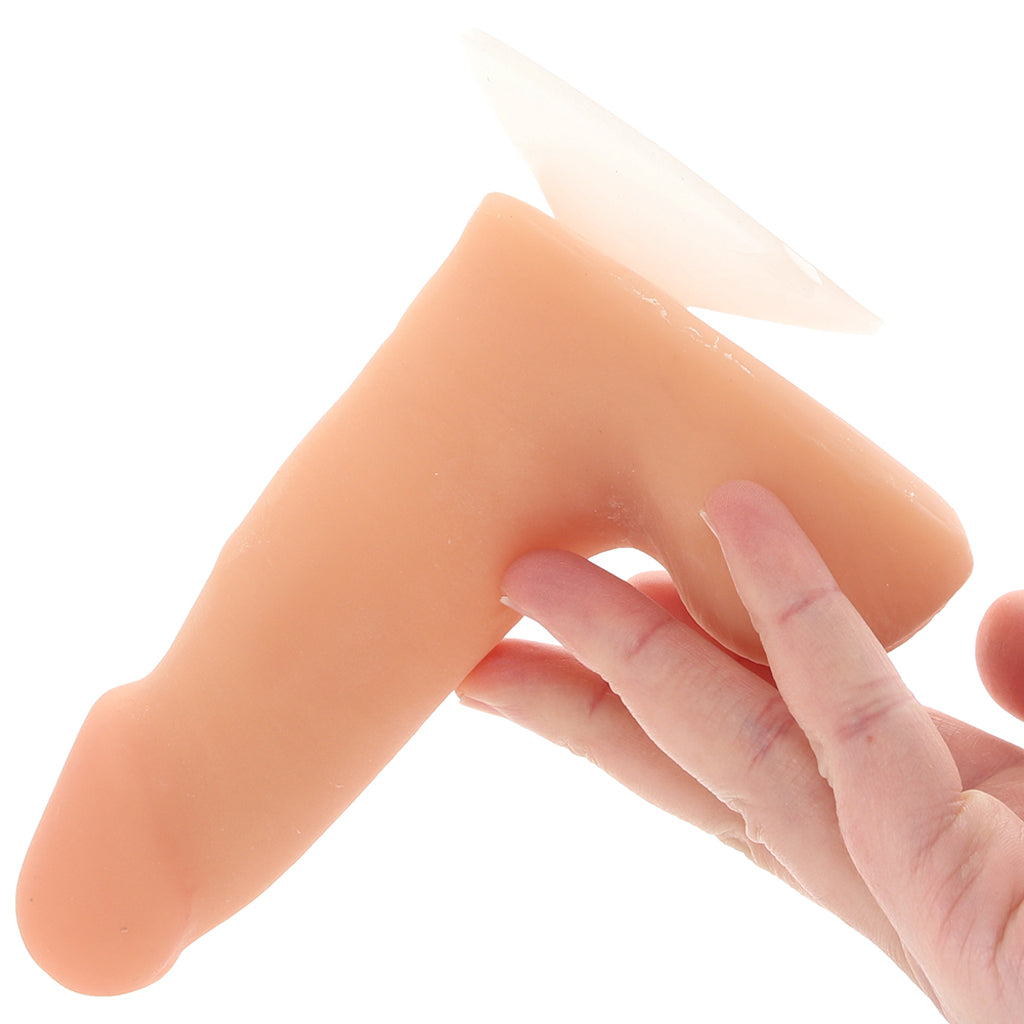The Realistic 5 Inch Cock with Balls in Vanilla Dildo Sex Toys > Realistic Dildos