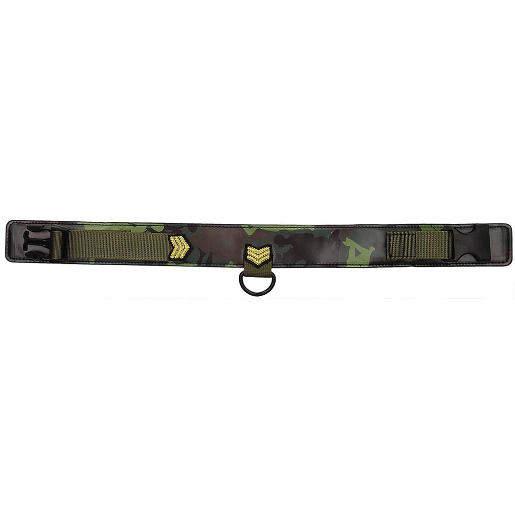 Ouch! Army Themed Collar with Leash Bondage and Fetish > Leashes and Collars