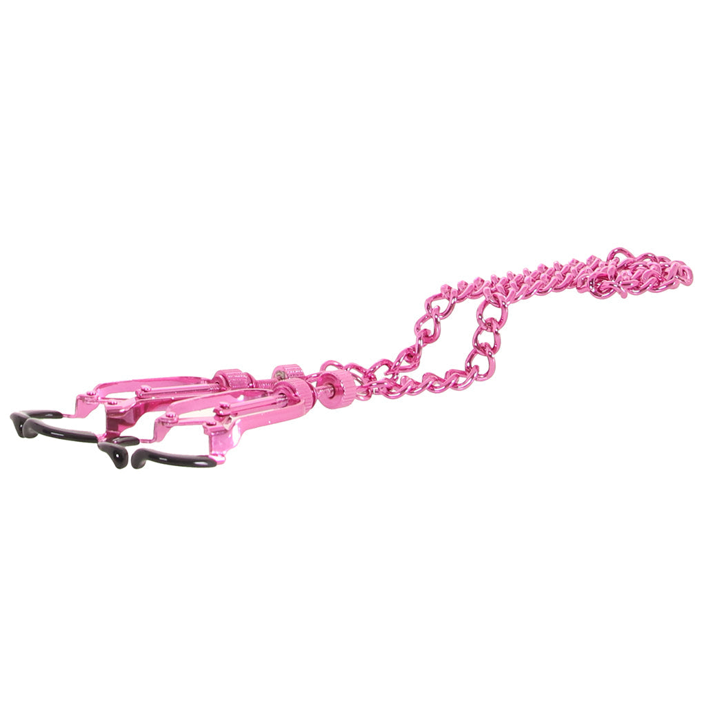 Ouch! Helix Nipple Clamps in Pink Bondage and Fetish > Nipple Stimulators & Clamps