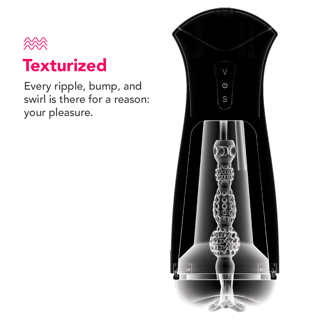 PDX Elite F*ck-Gasm Auto Suction Stroker in Light Male Masturbators > Auto Strokers