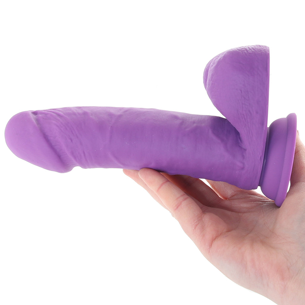 Neo Elite 8 Inch Silicone Dual Density Cock in Purple Dildo Sex Toys > Realistic Dildos
