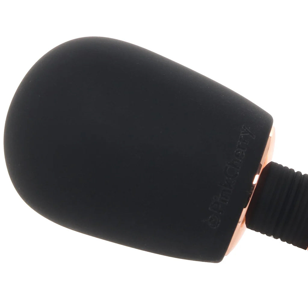 PinkCherry Luxury Slim Rechargeable Wand in Black Vibrators > Wands