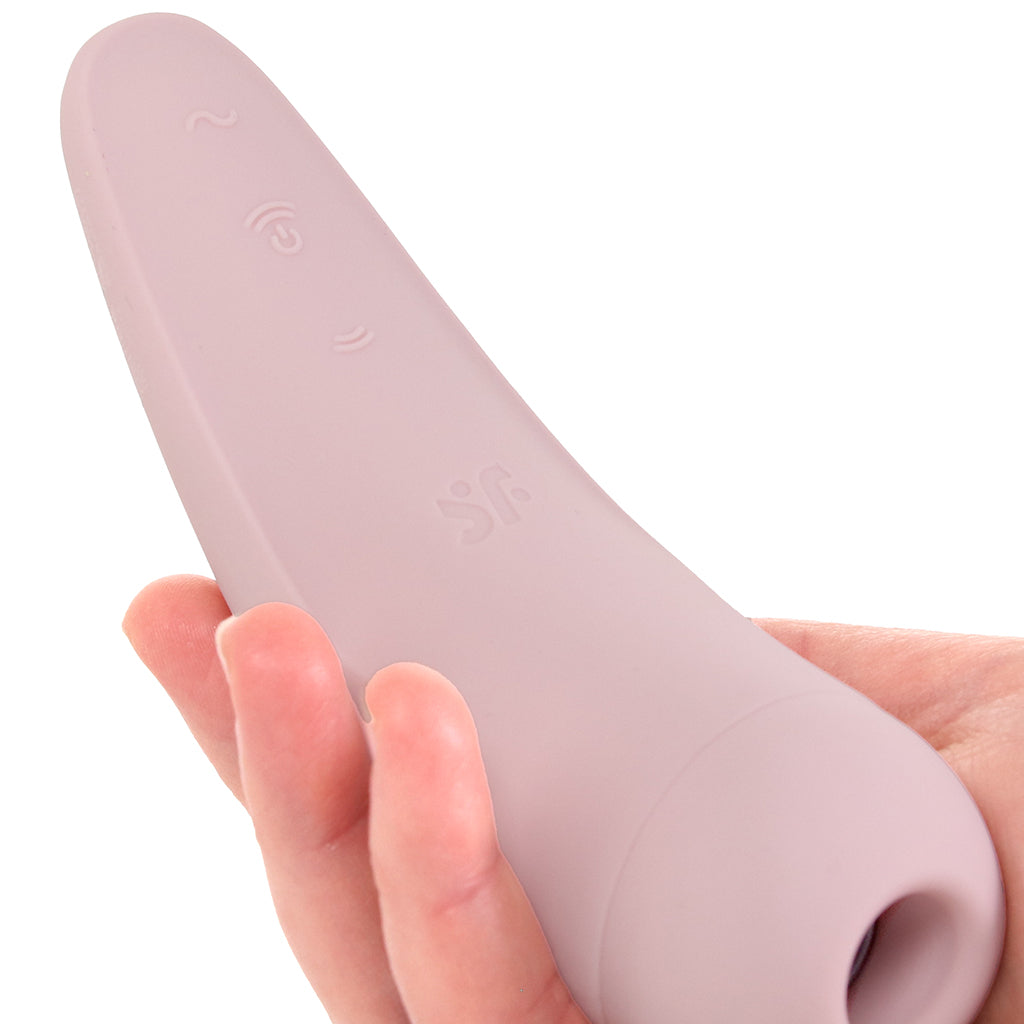 Satisfyer Curvy 2+ Air Pulse Stimulator in Pink Vibrators > Clitoral Stimulators
