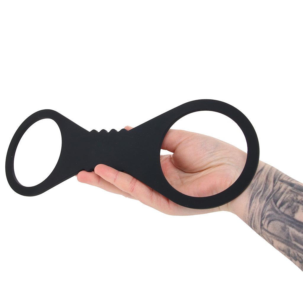 Sex & Mischief Shadow Silicone Cuffs in Large Bondage and Fetish > Wrist and Ankle Cuffs