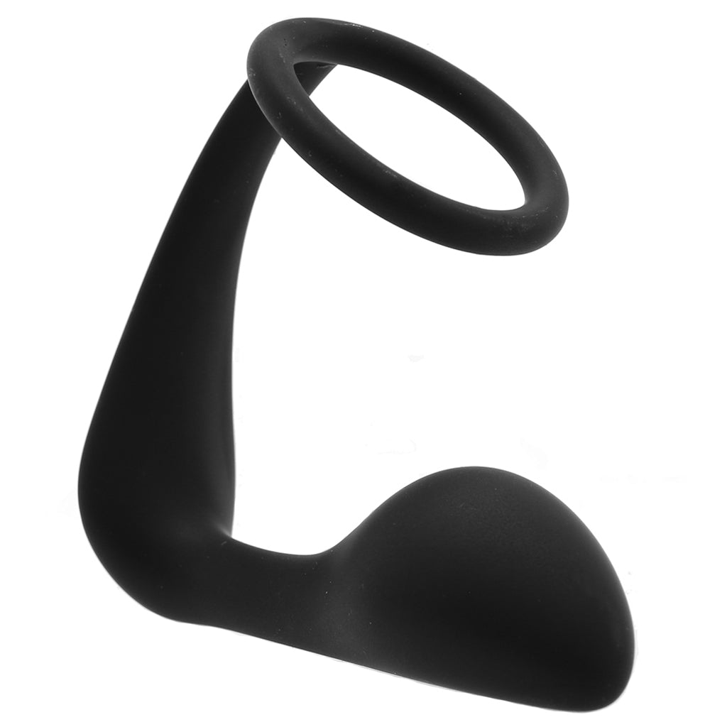 Cock Ring with P-Spot Plug Anal Sex Toys > Prostate Massagers