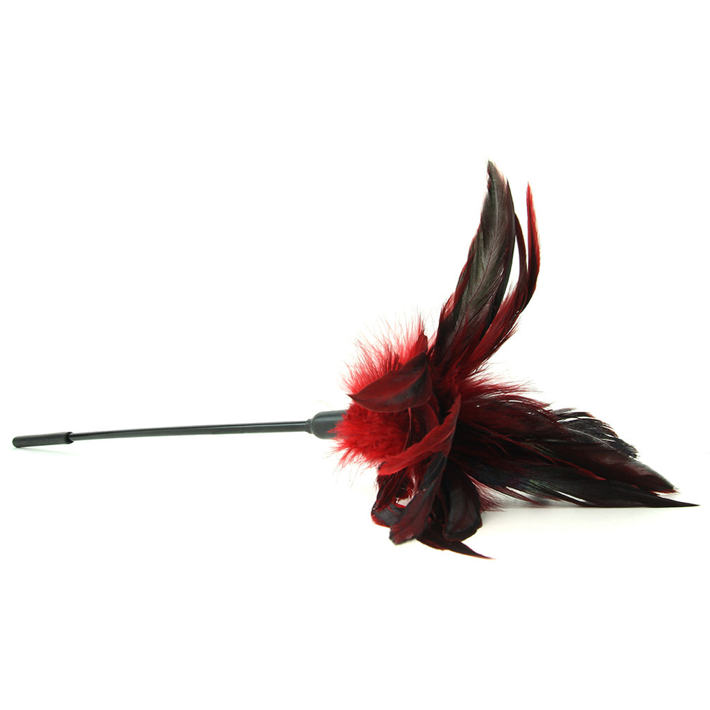 Starburst Feather Body Tickler in Red Bondage and Fetish > Tools & Accessories
