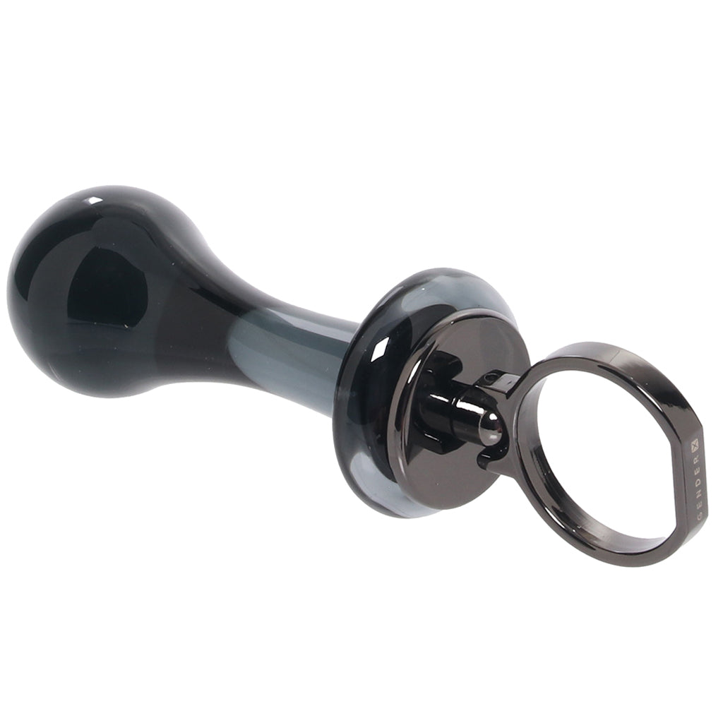 Gender X Blow Pop Glass Plug in Black Anal Sex Toys > Butt Plugs