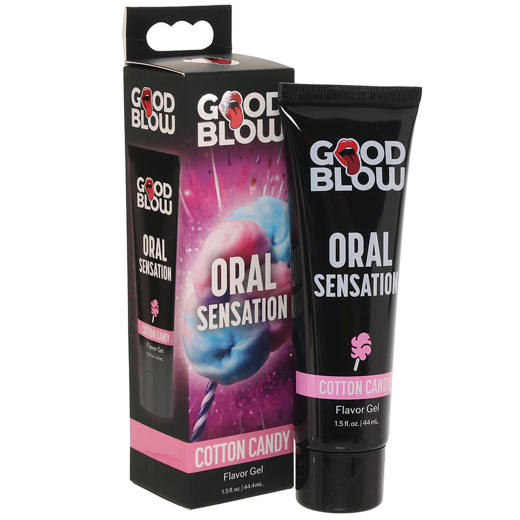 Good Blow Oral Sensation Gel 1.5oz/44.4ml in Cotton Candy Lubes and Lotions > Sexual Stimulants