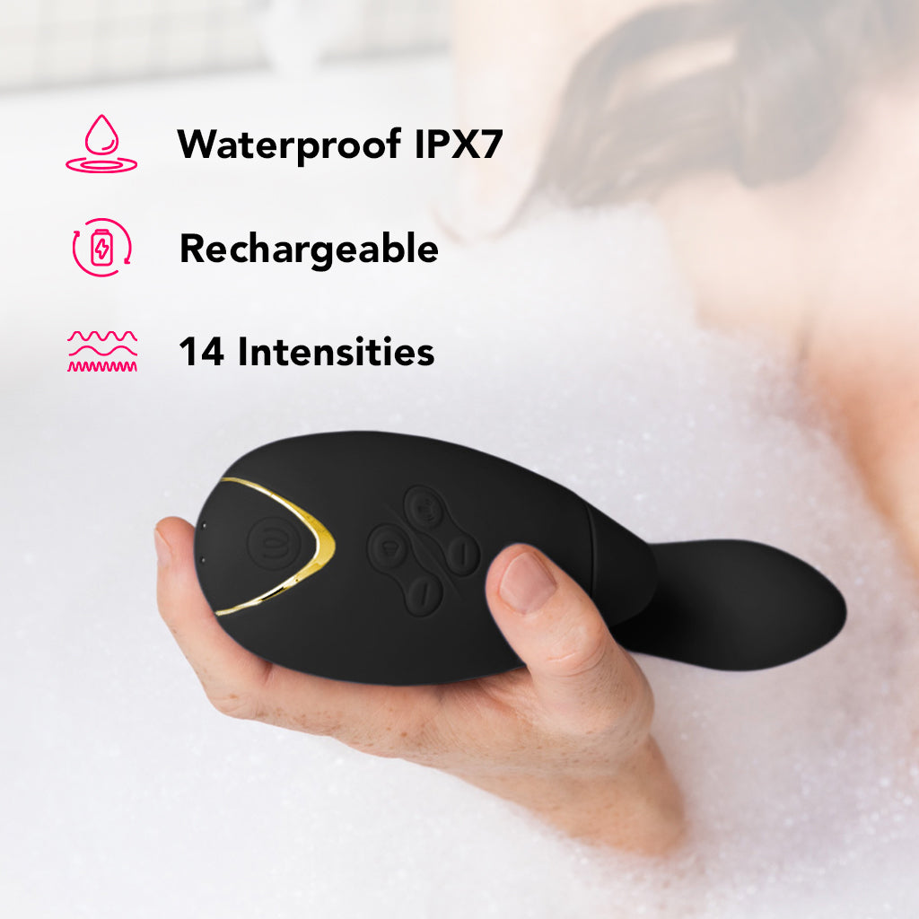 Womanizer Duo 2 Clitoral & G-Spot Stimulator in Black Vibrators > Clitoral Suction & Stimulation