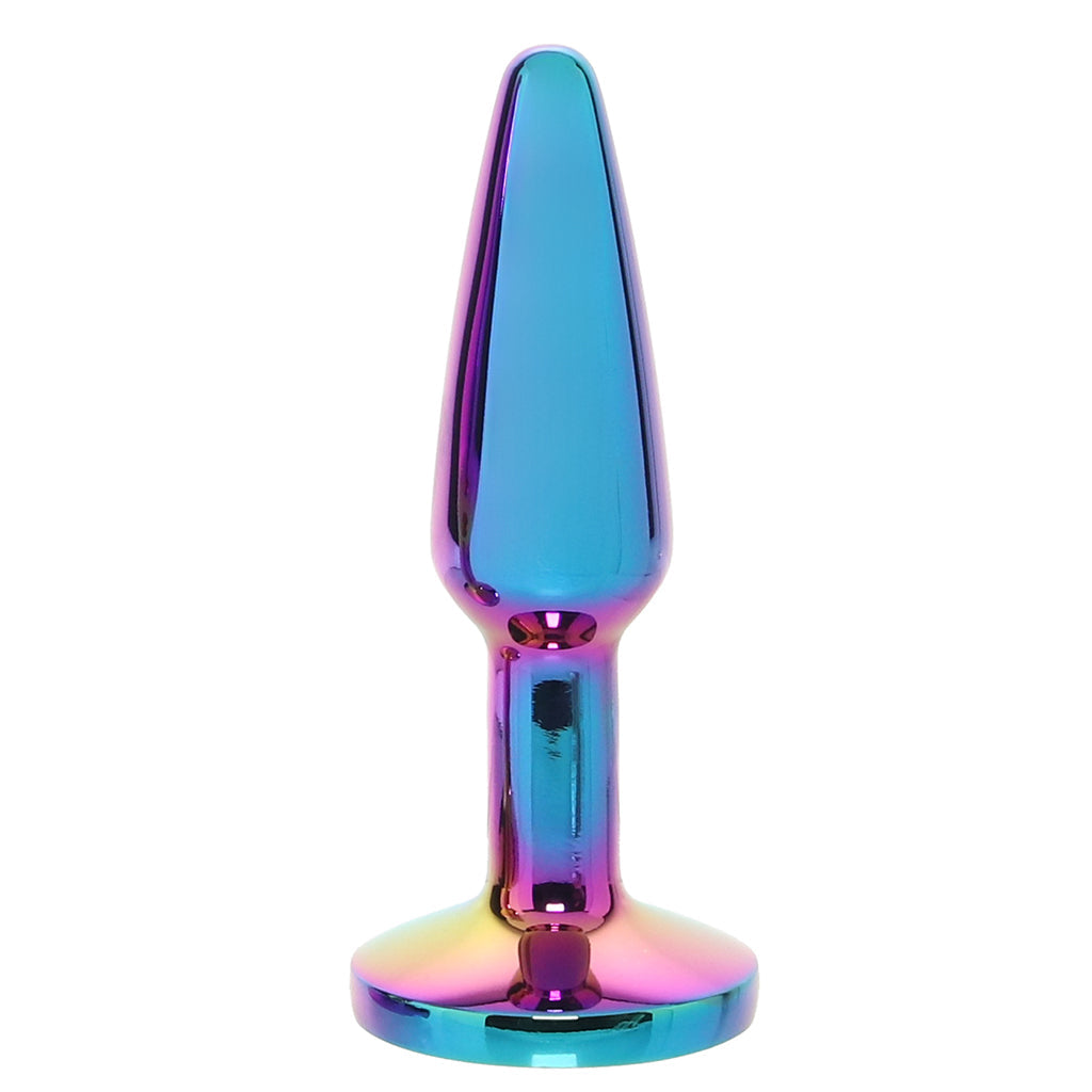 Rear Assets Small Tapered Butt Plug in Multicolour Anal Sex Toys > Butt Plugs