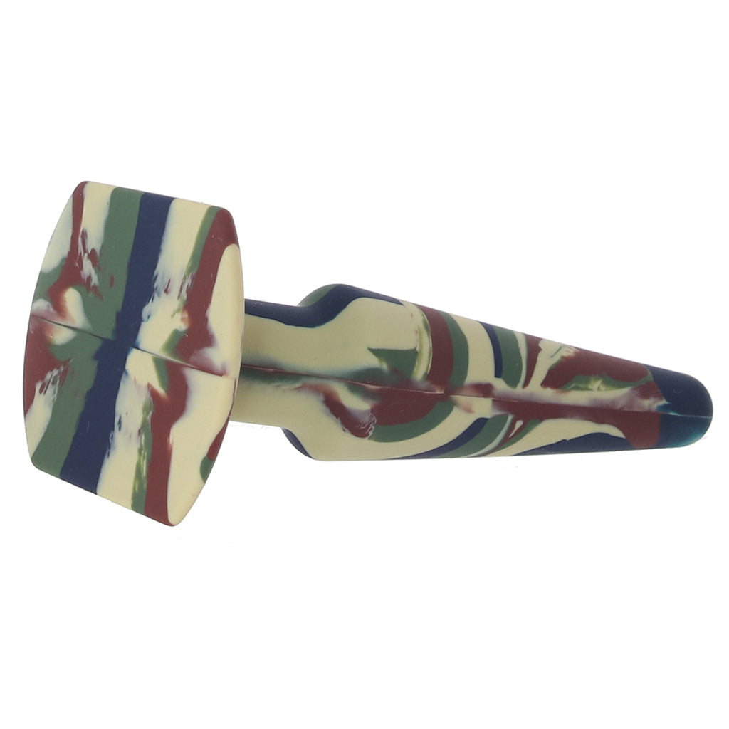 A-Play Groovy 5 Inch Anal Plug in Camo Anal Sex Toys > Butt Plugs