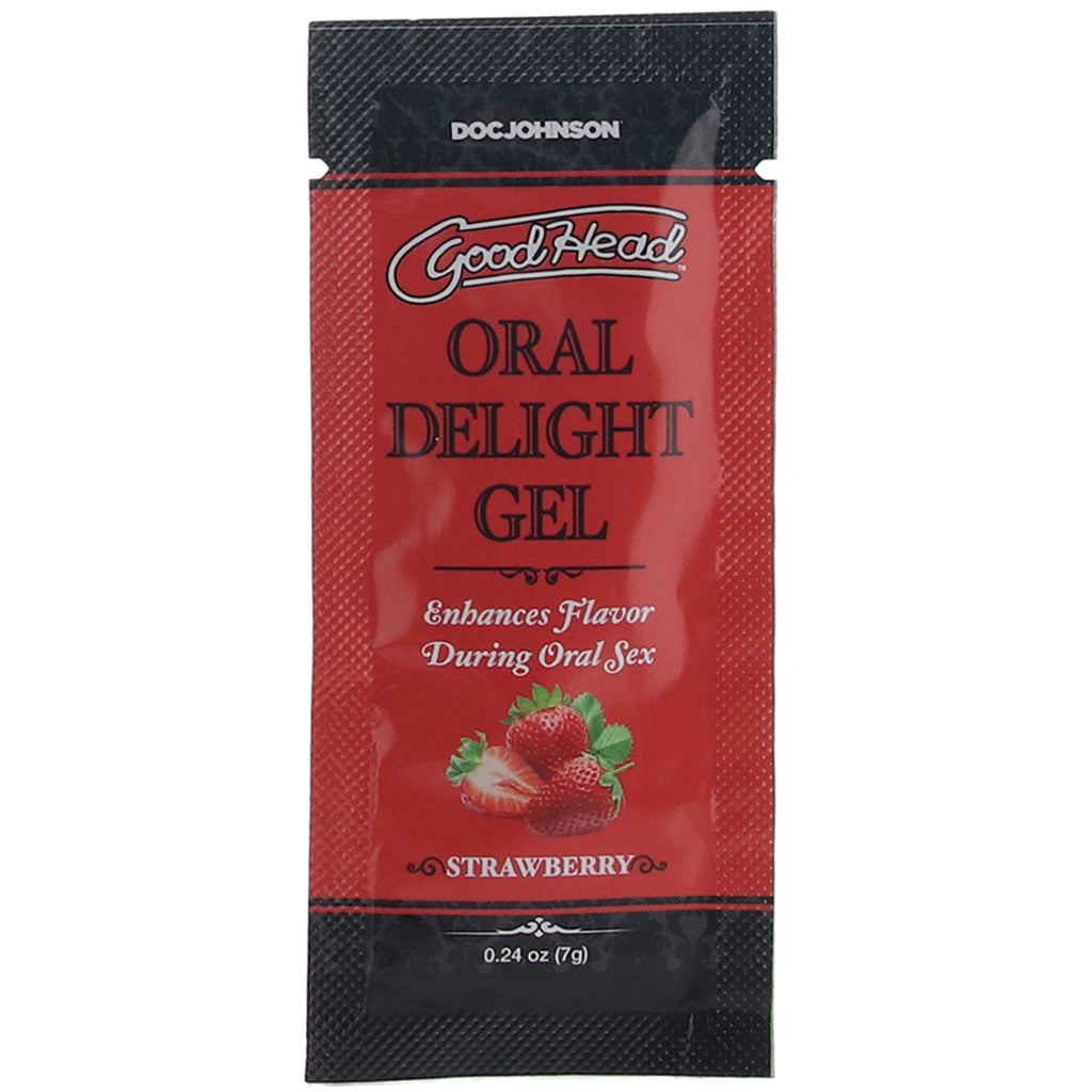 GoodHead Oral Delight Gel .24oz in Strawberry Lubes and Lotions > Sexual Stimulants