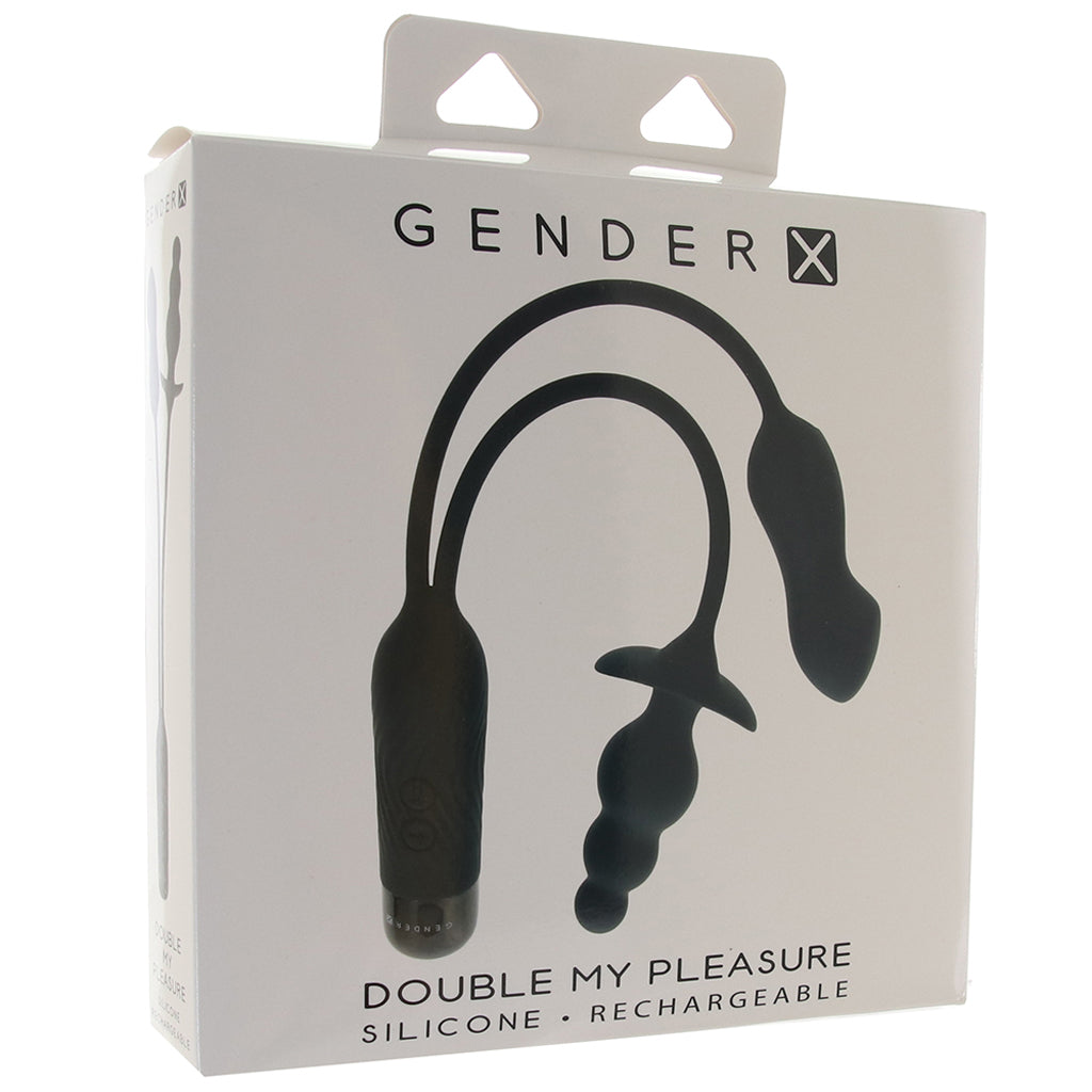 Gender X Double My Pleasure Egg and Plug Vibe Vibrators > Bullet and Egg Vibrators
