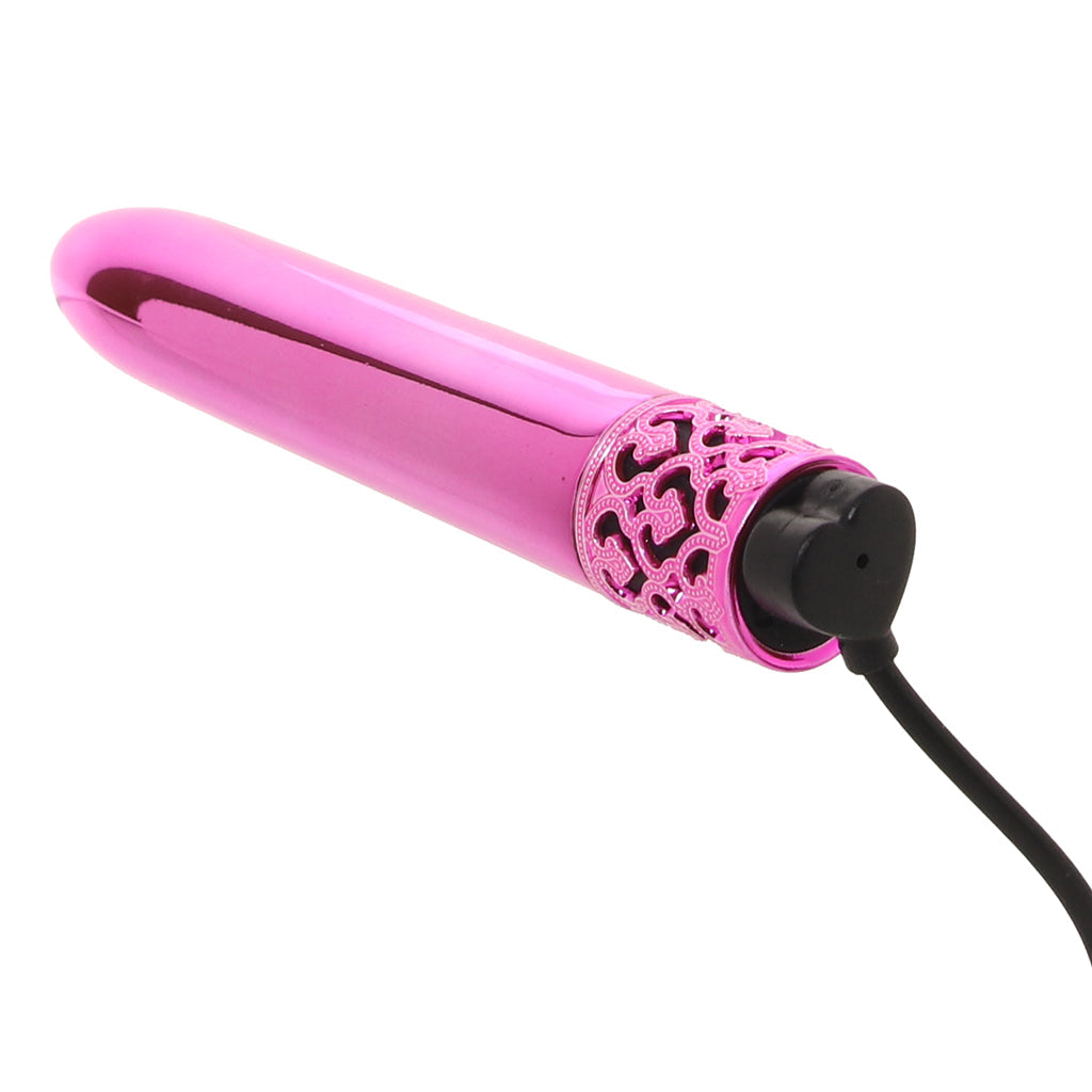 Royal Gems Shiny Bullet Vibe in Pink Vibrators > Bullet and Egg Vibrators