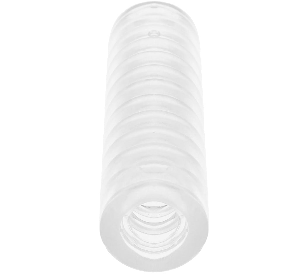 Rize Ribz Self Lubricating Stroker in Glow in the Dark Male Masturbators > Pocket Strokers