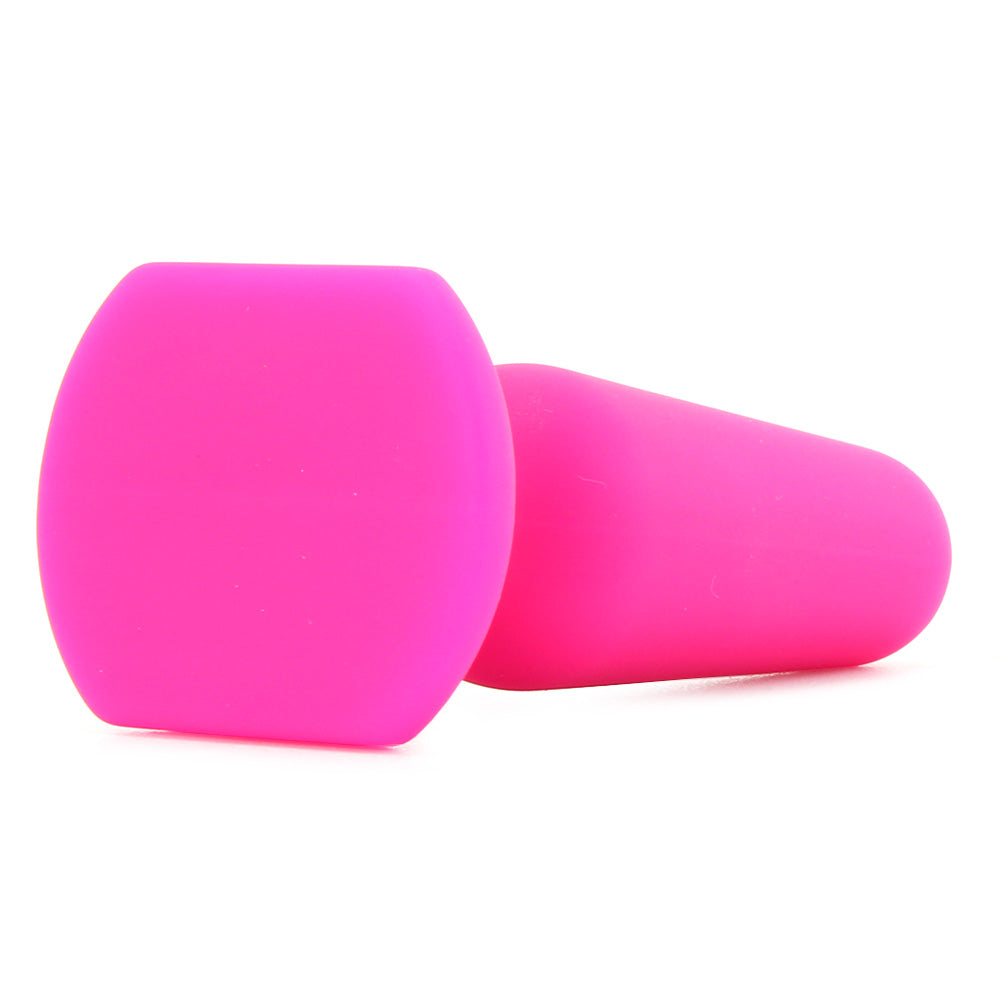 All About Anal Seamless Silicone 3 Inch Butt Plug in Pink Anal Sex Toys > Anal Beads