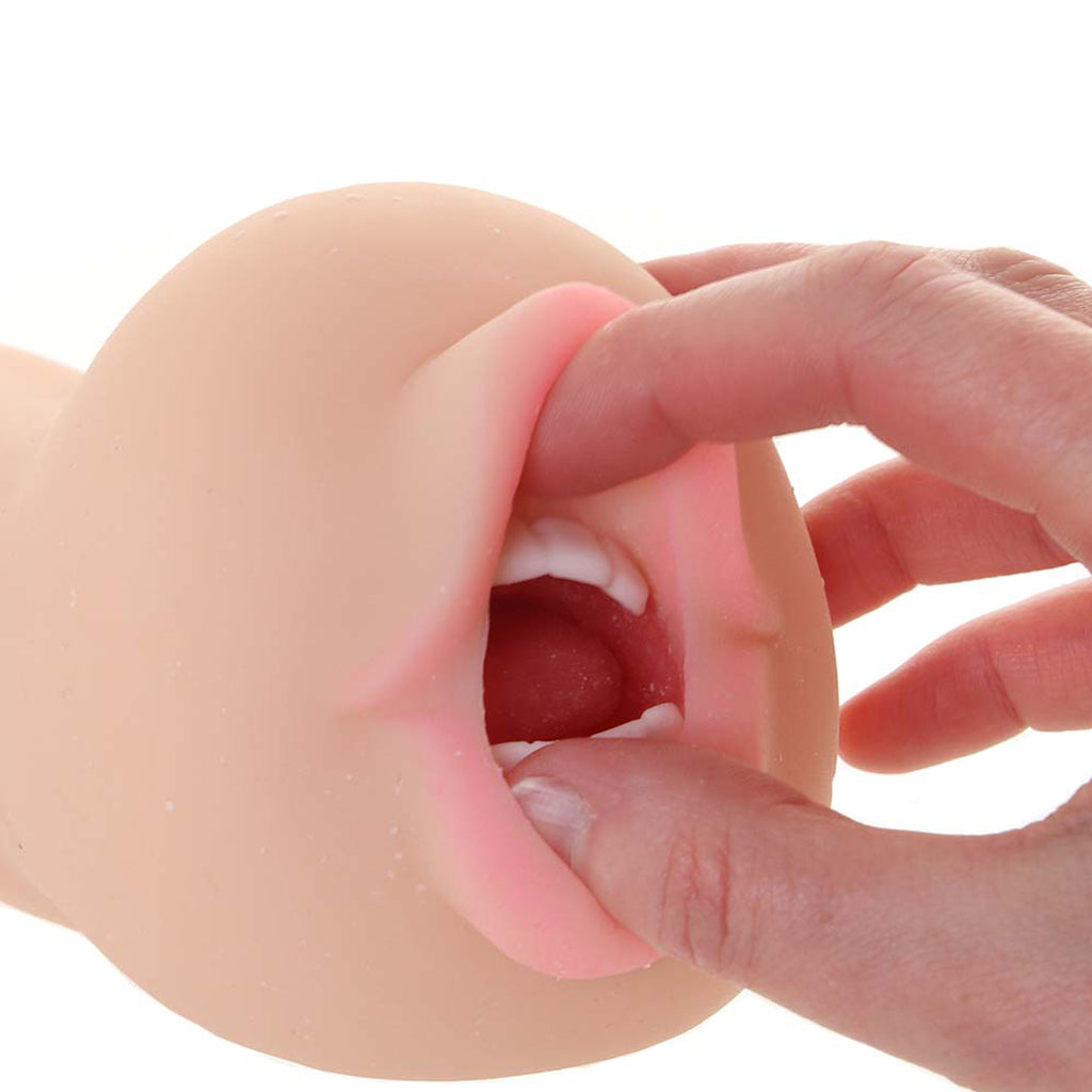 Stroke It Anatomical Mouth Stroker in Ivory Male Masturbators > Mouth Masturbators & Strokers