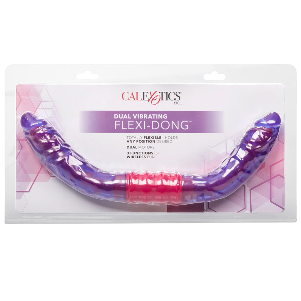 Dual Vibrating Flexi-Dildo Dildo Sex Toys > Double Ended Dildos